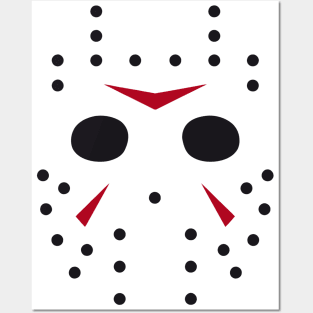 Jason Voorhees Friday the 13th - Hockey Mask Posters and Art